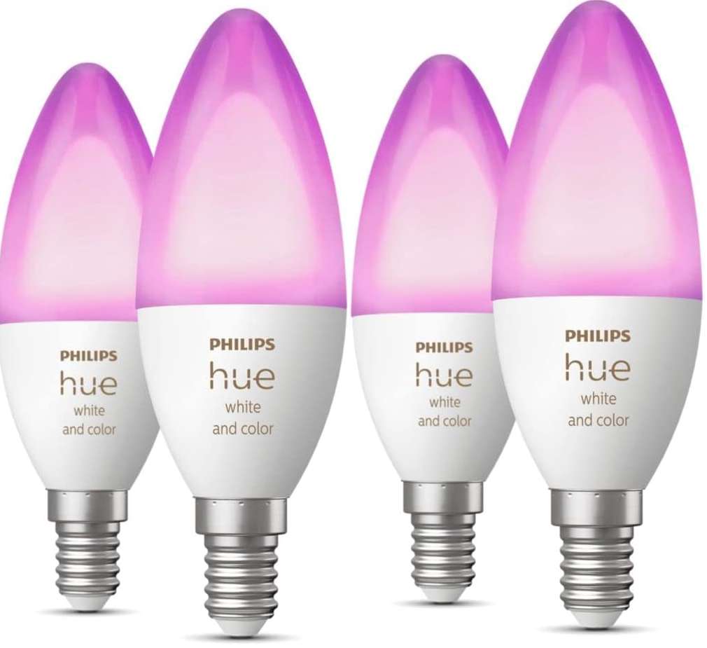 Le pack Philips Hue avec 2 Ampoules White & Colors + Pont + Echo Dot 3 à 84  €