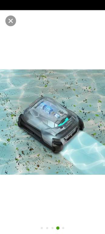 Robot de piscine sans fil AIPER Seagull Plus - jusqu'à 120m2, autonomie 110min (vendeur tiers)