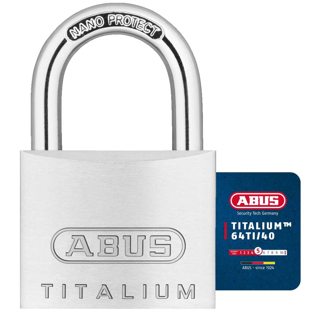 Cadenas Abus 65/40 - Lot De 2 | Laiton - Anse Acier