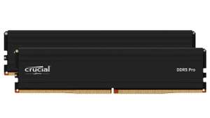 Kit mémoire Ram DDR5 Crucial Pro 64 Go (2x32 Go) - 5600MH