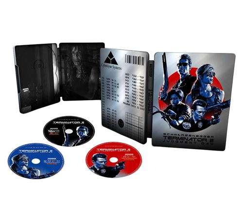 Blu-ray 4K Terminator 2 Édition Limitée SteelBook 30ème Anniversaire (4K Ultra-HD 3D + Blu-Ray)