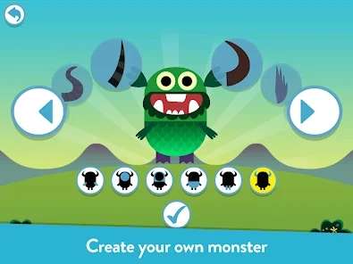 Application Teach Your Monster to Read (apprentissage de l'anglais ) gratuite sur Android