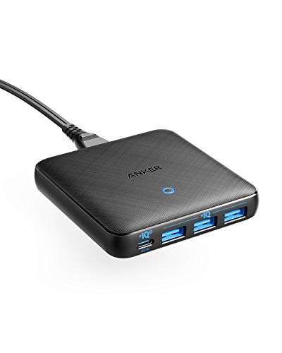 Chargeur Slim USB-C Anker PowerPort Atom III - 65W, 4 Ports, Power IQ 3.0, GaN (Prime - Vendeur tiers)