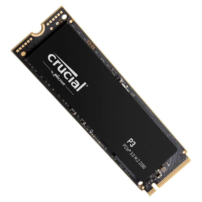 SSD interne M.2 NVMe PCIe 3.0 Crucial P3 CT1000P3SSD8 - 1 To, 3D NAND