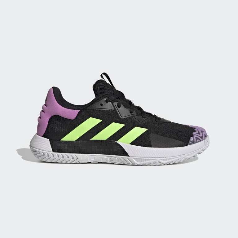 Chaussures de tennis Homme Multicourt Adidas SoleMatch Control - Noir Violet Vert, du 42 au 44