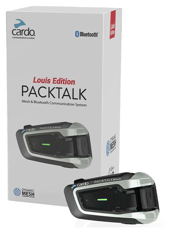Kit de communication pour motards Cardo PackTalk Édition Louis - Bluetooth