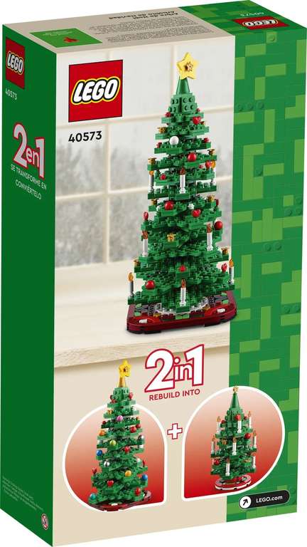 Lego Sapin de Noël (40338) Édition limitée 2019 392 pièces : :  Jeux et Jouets