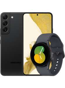 Smartphone 6,1 " Samsung S22 5G + Montre connectée Galaxy Watch5
