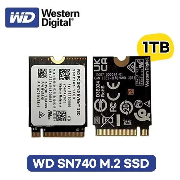SSD interne M.2 NVMe 2230 Western Digital SN740 - 1 To, compatible Steam Deck