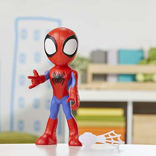 Figurine géante Spider-Man et son lance toiles (23cm)