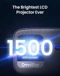 OmniStar L80 Videoprojecteur, 1500 ANSI Lumens, Full HD 1080P Natif (Via Coupon - Vendeur tiers)