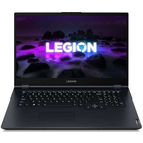 PC Portable 17.3" Lenovo Legion 5 17ACH6H - Ryzen 7 5800H, 16 Go de Ram, 512 Go SSD, RTX 3060 6 Go, Sans OS