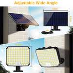 2 Lampes solaires extérieur Risemart détecteur de mouvement 118 LED avec télécommande, via coupon amazon (vendeur tiers)