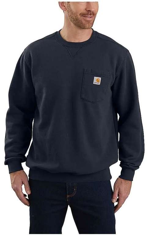Sweatshirt Carhartt Loose Fit Midweight Crewneck Pocket - Tailles et couleurs au choix