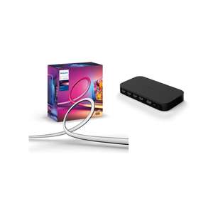 Pack Philips Hue Ruban LED lumineux 55" - Play gradient + Hue Play Sync Box - Boîtier de synchronisation HDMI pour TV