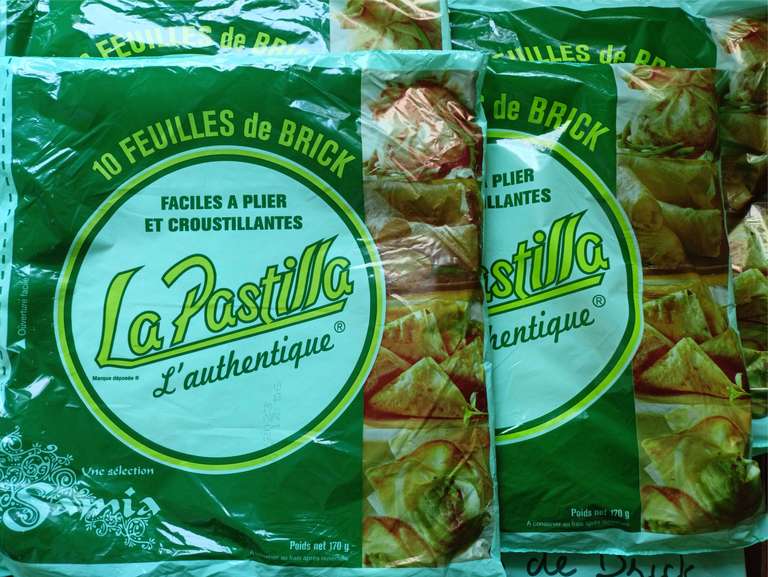 Sachet de 10 feuilles de brick La Pastille (Via 1.35€ sur la carte de fidélité) - Bagnolet (93)