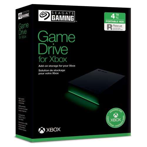 Prime] Disque dur Externe Seagate compatible Xbox Series X - 4 To