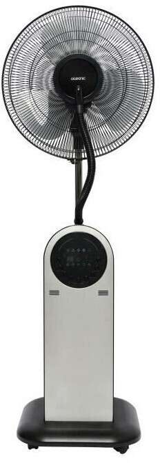 Ventilateur brumisateur sur pied 3-en-1 Oceanic - 95W, Ø 40cm, Fonction Ioniseur d'air, Affichage LED, Télécommande, Minuterie
