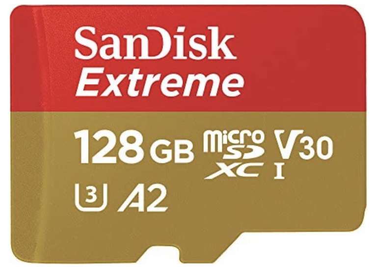 Carte microSDXC SanDisk Extreme V30 A2 - 128 Go