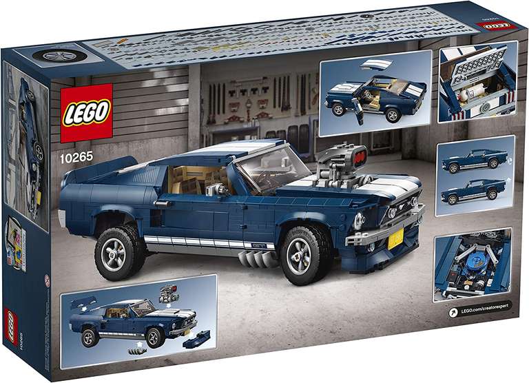 Jeu de construction Lego Expert - Ford Mustang Bleu (10265)