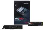 SSD Interne M.2 NVMe 4.0 Samsung 980 Pro (MZ-V8P1T0BW) - 1 To