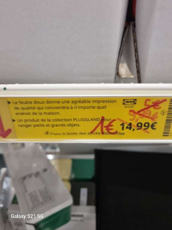 Mémoire pele-mele pluggla - Ikea strasbourg (67)