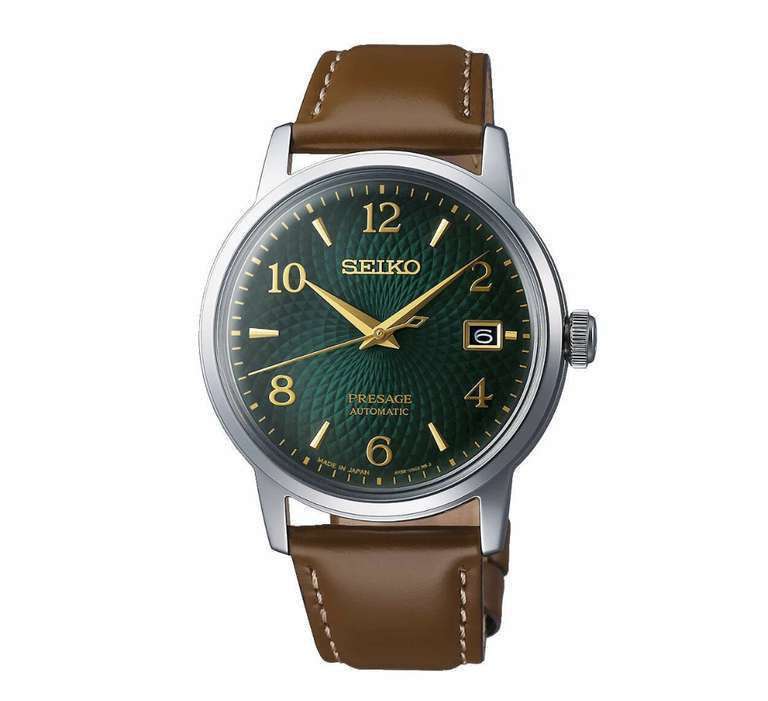 Bracelet De Montre En Cuir Vert Et Marron - Largeur 18 Mm - Neuf Sans étiquette - Pour Remplacer