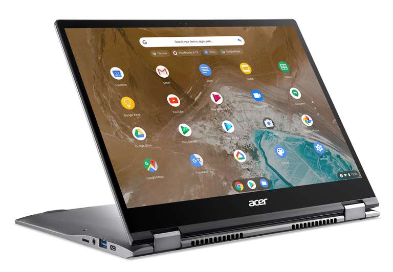 PC Portable 2-en-1 13.5" Acer Chromebook CP713-2W-373X - QHD Tactile, i3-10110U, RAM 8 Go, SSD 128 Go, Chrome OS