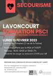 Formation Gratuite à la Prévention et Secours Civiques de niveau 1 (PSC1) - Billy-Montigny (62), Châteaubriant (44), Lavoncourt (70)