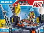 Jouet Playmobil City Action (70816) - Starter Pack la Plateforme de Construction