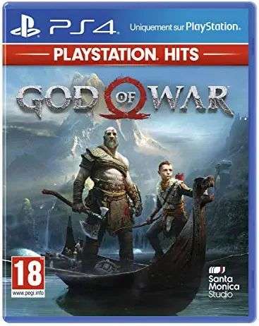 Sélection de jeux PlayStation Hits sur PS4 - Ex : God of War