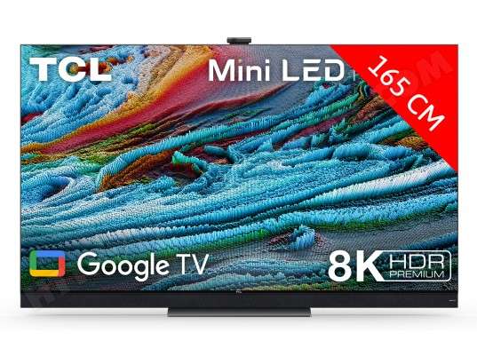 TV 65" TCL 65X925 - QLED, 8K Mini LED son Onkyo (via ODR 400€)