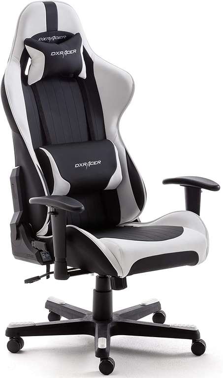 Chaise gaming DX Racer Robas Lund 6 - Noir/Blanc