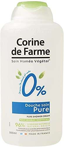 Gel Douche Corine de Farme 0% Pure Lotion Lavante pour Peau Sensible - 500 ml