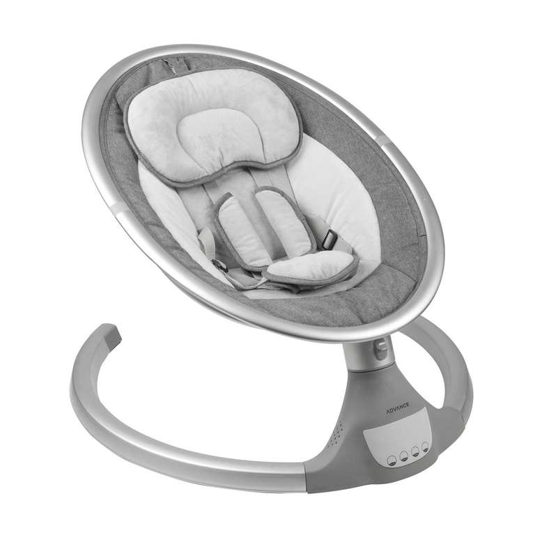 Transat électrique Advance Babycool - Gris, dès la naissance jusqu'à 9 kg, 65 x 60 x 66 cm