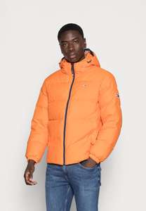 Doudoune Tommy Jeans Essential Jacket - Orange, Tailles XS à XL