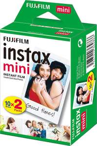 Lot de 2 paquets de 10 films instantanés Fujifilm Films pour Instax Mini - 2x10