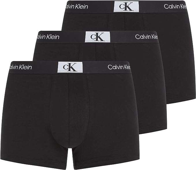Lot De 3 Boxers Calvin Klein en Coton Stretch - Taille XS et S