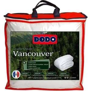 Couette Chaude Dodo Vancouver - 220 x 240 cm - 400gr/m²