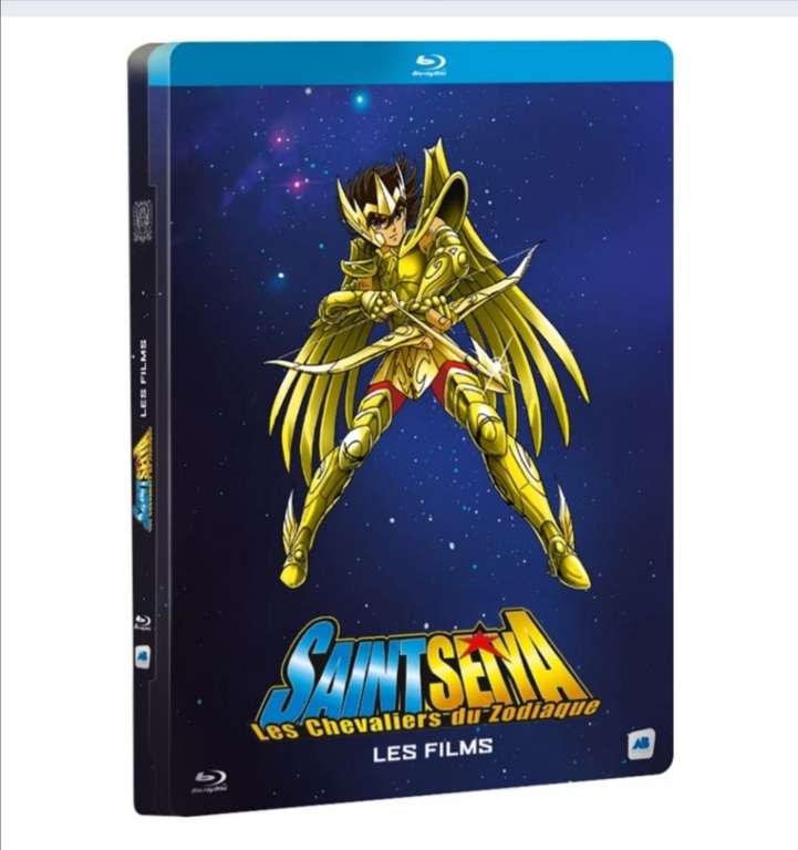 Coffret Blu-Ray Saint Seiya - les Chevaliers du Zodiaque - Les 5 films Steelbook