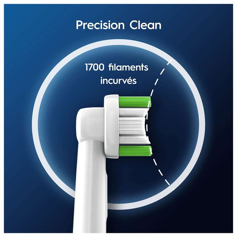Pack De 8 Brossettes Oral-B Pro Precision Clean ou Cross Action ou 3D White