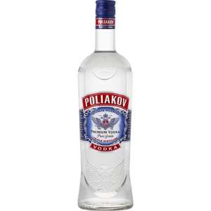 Bouteille de Vodka Poliakov - 1L (via 4.99€ sur la carte fidélité)