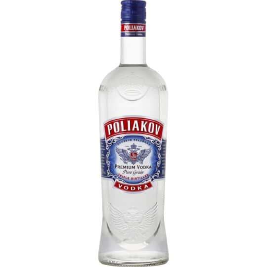 Bouteille de Vodka Poliakov - 1L (via 4.99€ sur la carte fidélité)
