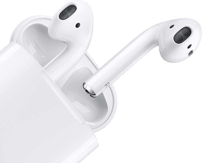 Écouteurs sans-fil Apple AirPods 2 avec Boîtier de charge filaire (via 30€ sur la carte fidélité)