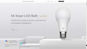 Ampoule connectée Xiaomi Mi Smart Bulb - LED, E27, Warm White