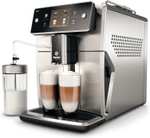 Machine à Café Expresso avec broyeur Saeco Xelsis Super Automatique SM7685/00 - Latte Perfetto, Gris (+ 70€ sur la carte pour les Adhérents)
