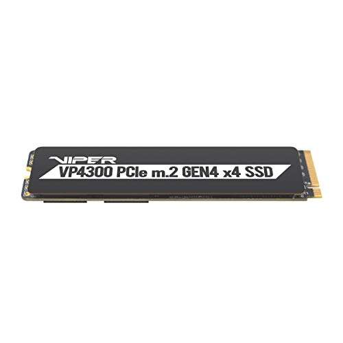 SSD interne M.2 NVMe Patriot Viper VP4300 - 1 To, 7400-5500 Mo/s, Dissipateur inclus, Compatible PS5 (Vendeur Tiers)