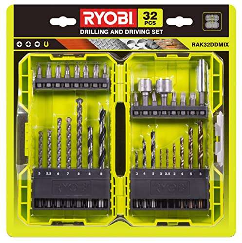 Coffret Ryobi RAK32DDMIX - 32 Accessoires Mixtes