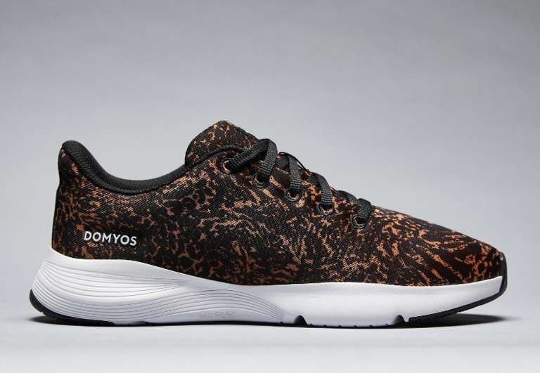Chaussures de fitness imprime leopard Domyos 120 femme