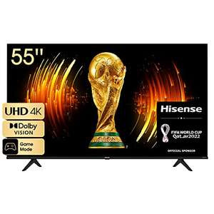 TV 55" Hisense 55A6BG - 4K UHD, Dolby Vision HDR, DTS Virtual X, Freeview Play, Alexa intégré, Bluetooth